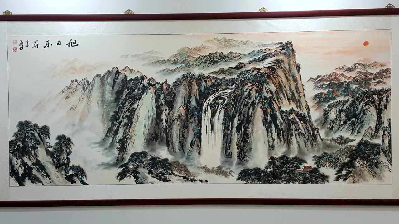孟丹国画