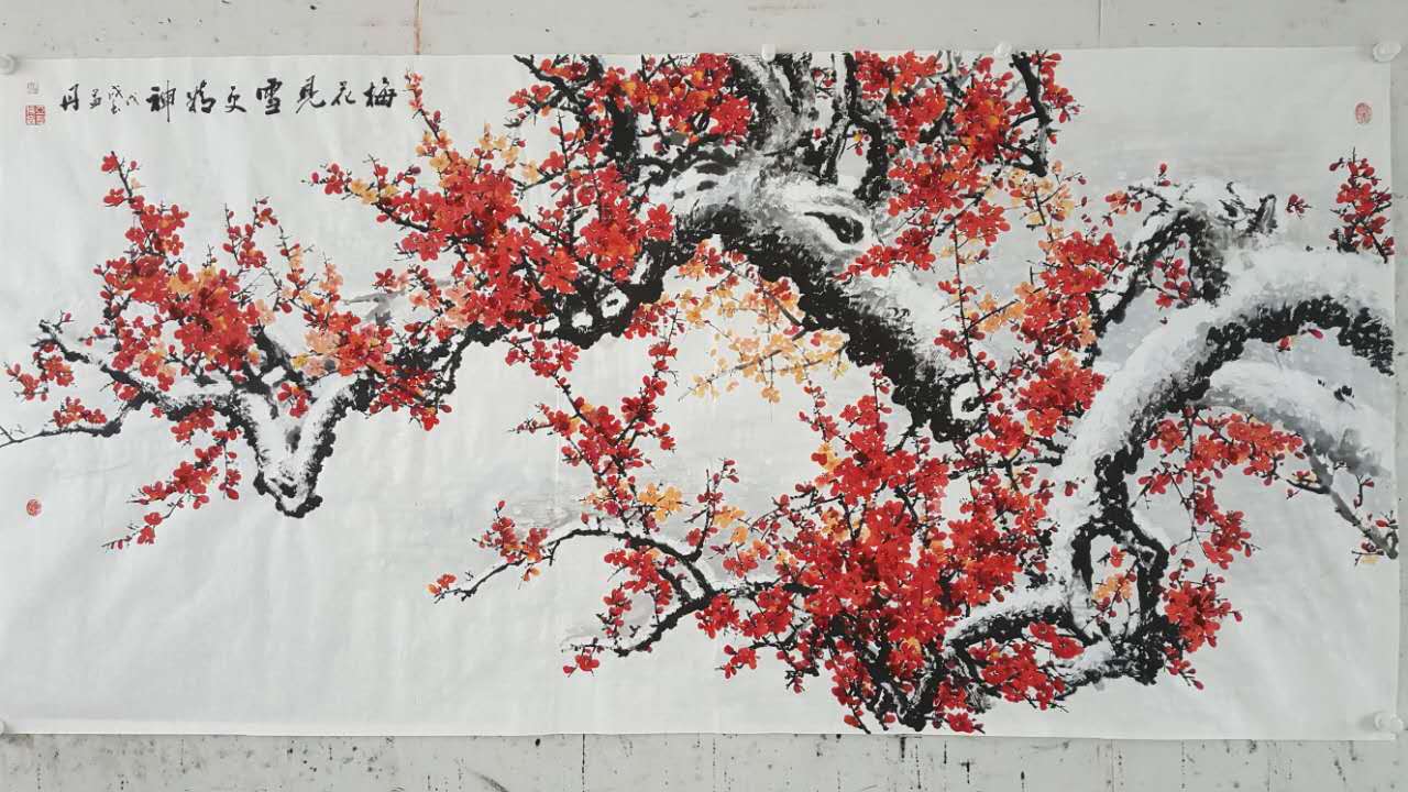 孟丹国画