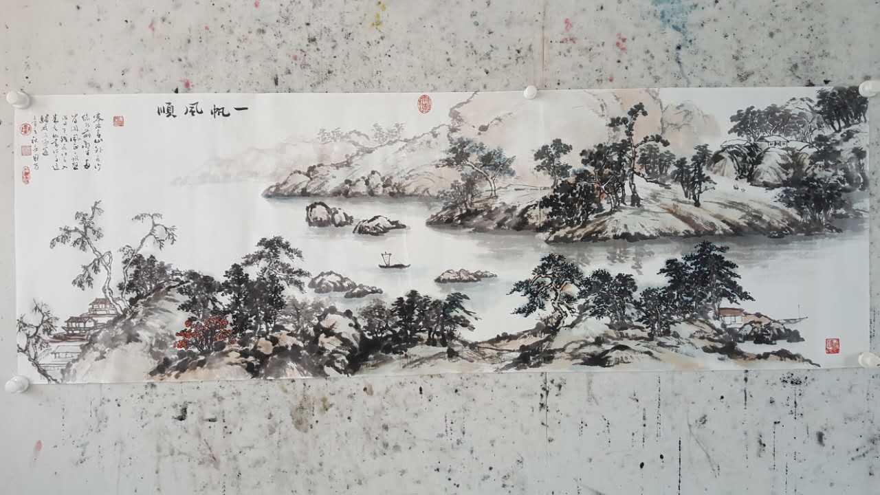 孟丹国画