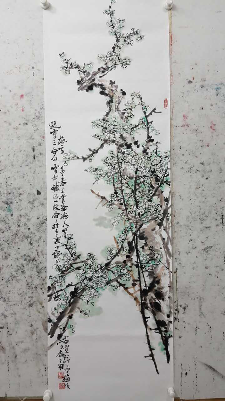 孟丹国画