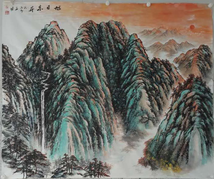孟丹国画