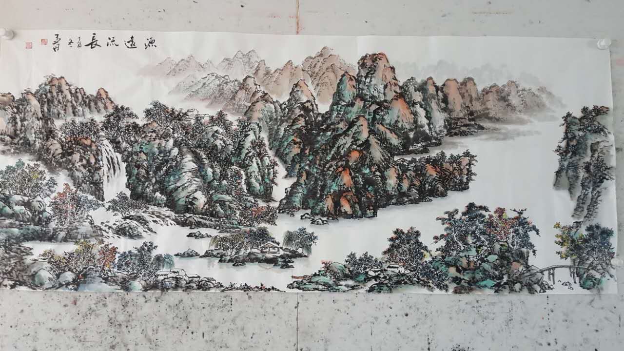 孟丹国画