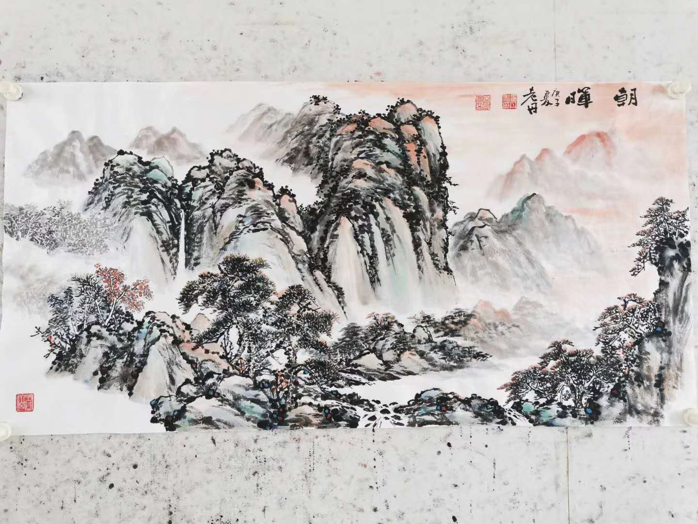孟丹国画