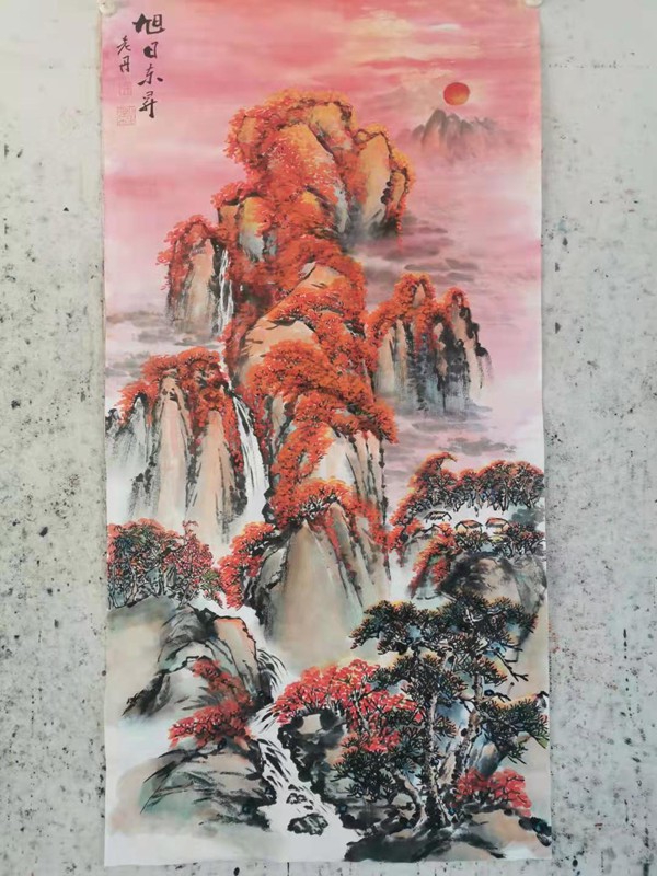 孟丹国画