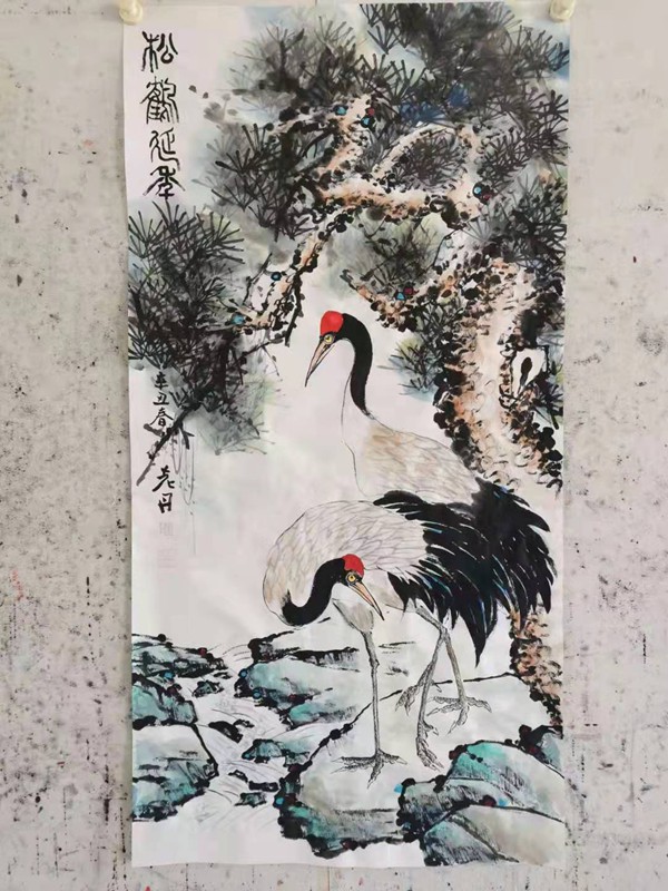 孟丹国画