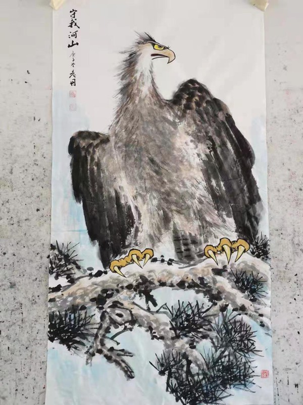 孟丹国画