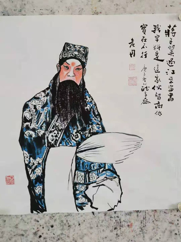 孟丹国画