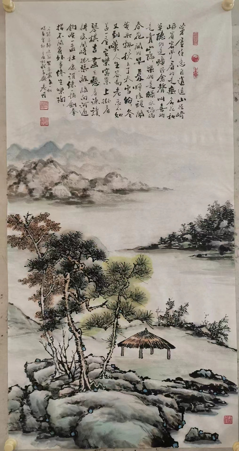 孟丹国画