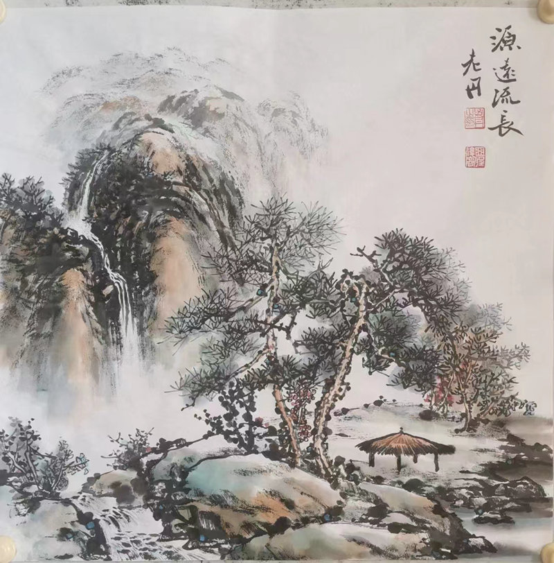 孟丹国画