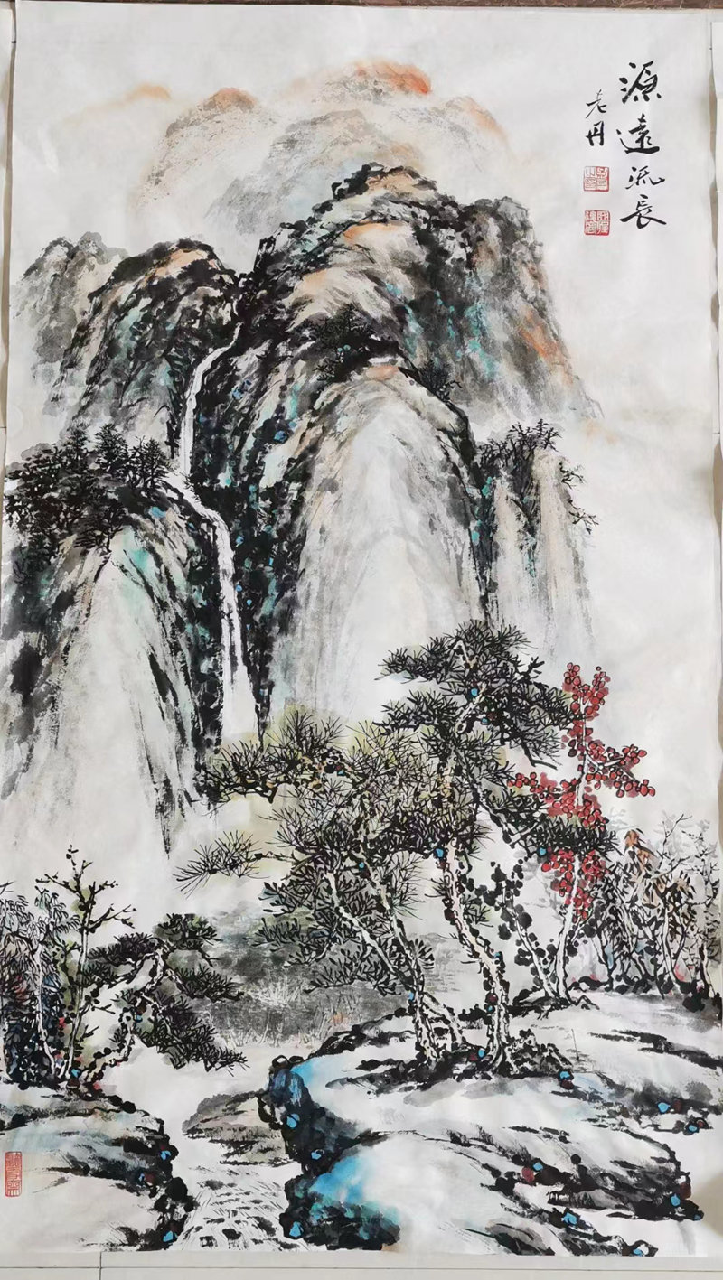 孟丹国画