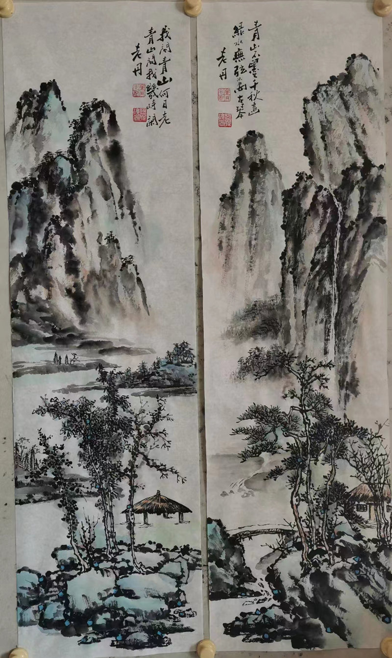 孟丹国画