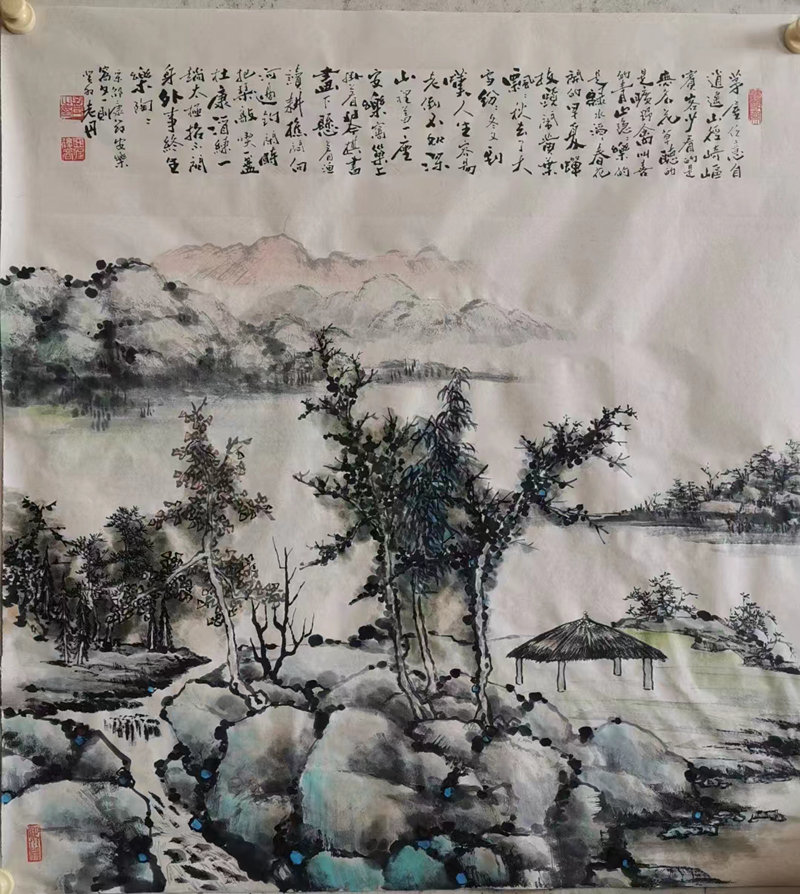 孟丹国画